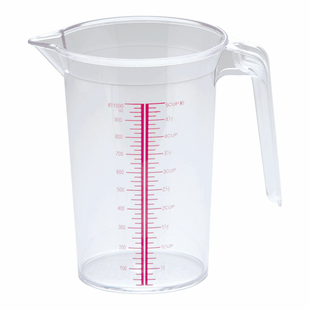 ポリカーボネイト　メジャーカップ　1,000cc　BMZ-05[関連：本間冬治工業 弁慶 業務用 調理小物 日本製..