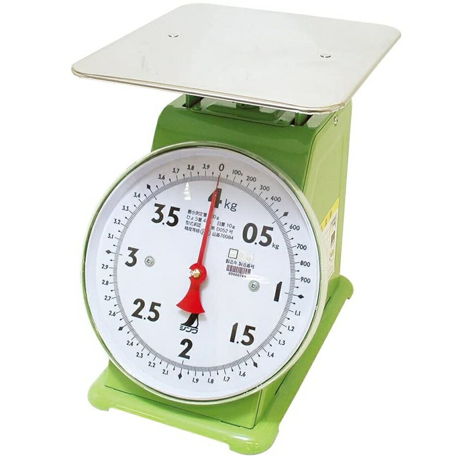 シンワ　上皿自動はかり　4kg　70084　取引証明用　BHK-B2[関連：シンワ測定 業務用 下ごしらえ用品 取引証明用 計量器 上皿式 針はかり 台ハカリ 秤](4)