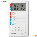 タニタ 防水デジタルタイマー TD-428WH ホワイト BTI-E0[関連:TANITA 業務用 プリセット 防水 厨房 美容室 病院 工場 キッチンタイマー...