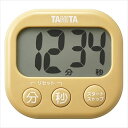 タニタ 抗菌でか見えタイマー TD-429YL 99分59秒計 マスタードイエロー BTI-E5[関連:TANITA 業務用 調理小物 キッチングッズ 抗菌 デ...
