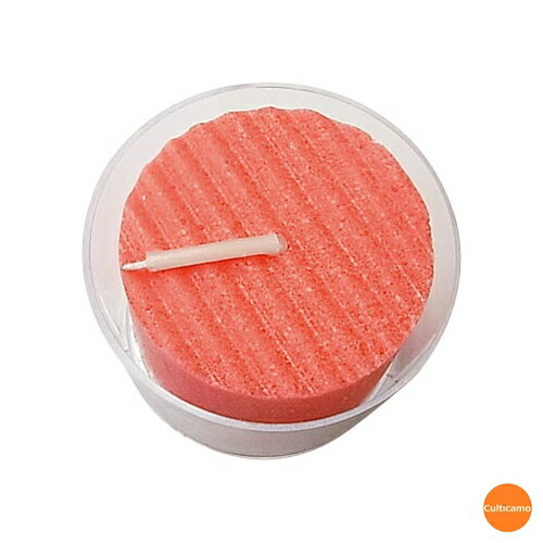 ムラエ　カップ入　カラーキャンドル　ローソク　24ヶ入　レッド　PKY-J5［関連：業務用 ウェディング用品 カラフル ムード 演出 レストラン バー］