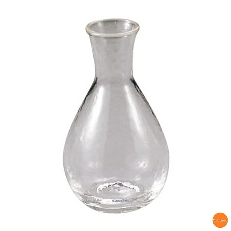 つらら　ガラス製　とっくり-2　280cc　6ヶ入　QTT-08[関連：吉沼硝子 業務用 酒器 日本製 徳利 日本酒 ガラス 食器 おしゃれ 和風]