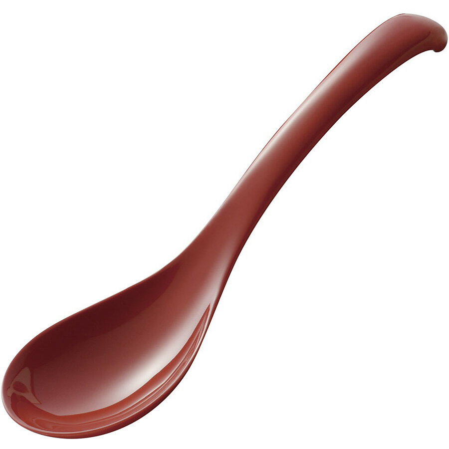 いろいろ使える便利なレンゲ 大 GM-4101 レッド RLV-P0[関連：曙産業 AKEBONO 業務用 プラスチック製 蓮華 中華料理 チャーハン ラーメン うどん カフェ どんぶり]