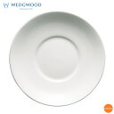 ウェッジウッド ホワイトコノート 3576 コーヒーソーサー 14cm RUE-F3[関連:WEDGWOOD イギリス ブランド 食器 磁器 ホテル カフェ レ...