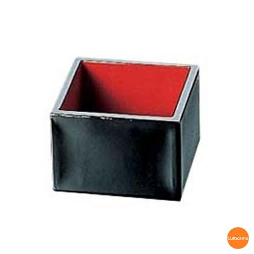 ABS製　マス　黒内朱　81031340　5勺　RFK-L5[関連：福井クラフト 業務用 食器 グラス 演出小物 プラス..