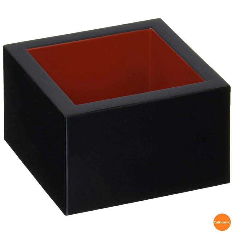 ABS製　マス　黒内朱　81031350　DX1合　RFK-L5[関連：福井クラフト 業務用 食器 グラス 演出小物 プラ..