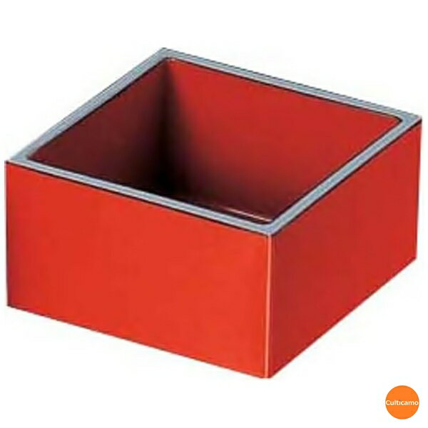 ABS製　マス　朱天黒　81011560　SD1合　RFK-L6[関連：福井クラフト 業務用 食器 グラス 演出小物 プラ..