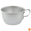 シルバー アルマイト 手付コップ 120 9cm RKT-M2[関連:オオイ金属 業務用 日本製 食器 学校 給食 介護 福祉 アウトドア バーベキュー 昭和レ...