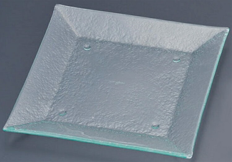 タイガーグラス　スクエアプレート　クリア　265　162-194-01　RTI-50[関連：Tiger-glass 業務用 食器 プレート 平皿 GlassStudio グラススタジオ ブランド ホテル おしゃれ ガラス]