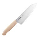 ウィステリア 三徳包丁 両刃 17cm FC-681 ピンク AUI-04【SALE】[関連:富士カトラリー 日本製 食器洗浄機対応 万能包丁 包丁 庖丁 ナイ...