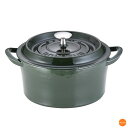 ボン・ボネール ココット マジョリカグリーン 18cm ABV-B8[関連:BONNE BONHEUR イシガキ産業 電磁調理器対応 IH100V・200V対応...