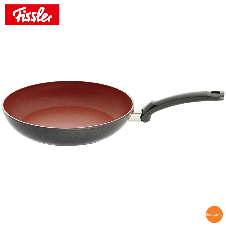 フライパン フィスラー　センサーレッド　IH　フライパン　24cm　157-303　AFL-14[関連：Fissler ドイツ ブランド 電磁調理器 100V・200V対応 フッ素樹脂加工 赤 おしゃれ フライパン 鍋]