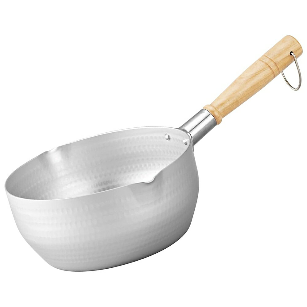 ホクア　IH　花雪　雪平鍋　A-2742　20cm　AYK-97[関連：北陸アルミニウム 業務用 電磁調理器対応 アルミ 片手鍋 IH100V・200V対応]