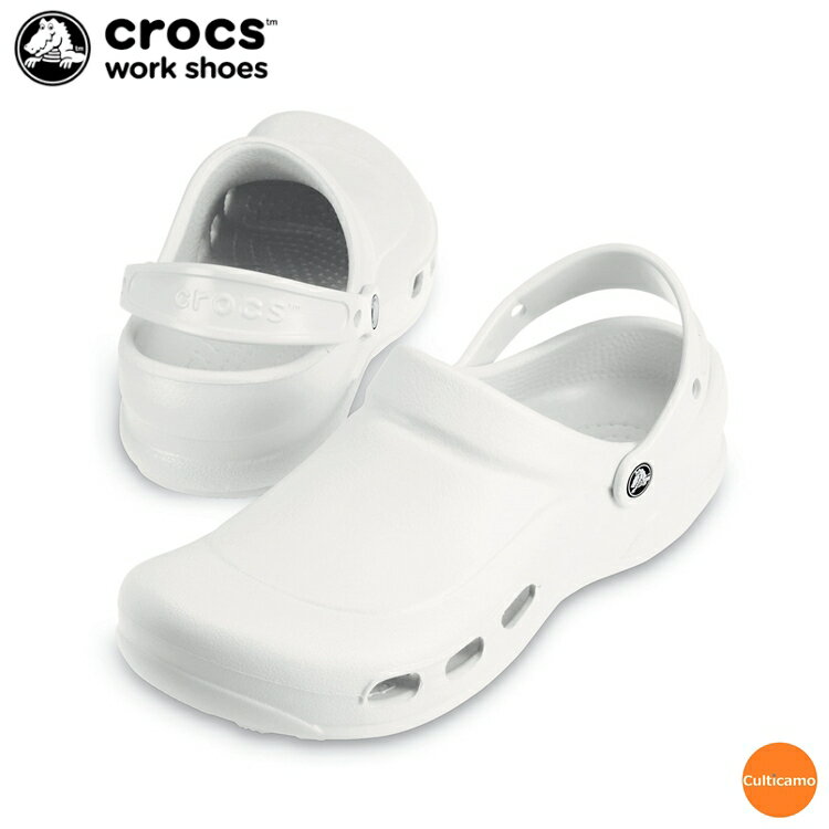 クロックス　スペシャリスト　ベント　ホワイト　SKL-34[関連：CROCS 業務用 軽量 靴 人気商品 ユニセックス ワークシューズ 防滑 清潔]