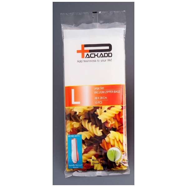 ハンディポンプ用　ジッパー袋　10枚入　大　XSV-88[関連：aio 真空パック器 真空包装 脱気 バキューム..