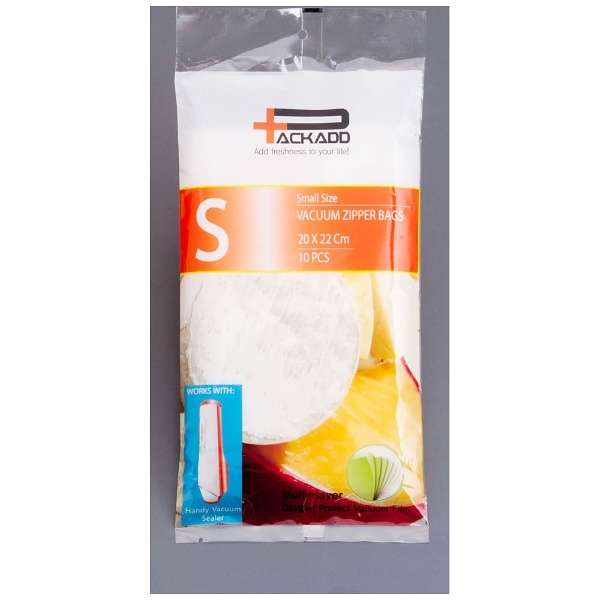 ハンディポンプ用　ジッパー袋　10枚入　小　XSV-88[関連：aio 真空パック器 真空包装 脱気 バキューム..