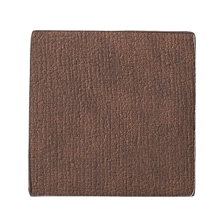 コースター トープ 4枚入 PM2102 ブラウン 10.7cm PKC-X5[関連：M.STYLE 業務用 卓上備品 テーブル レザー調 コースター グラス マット]