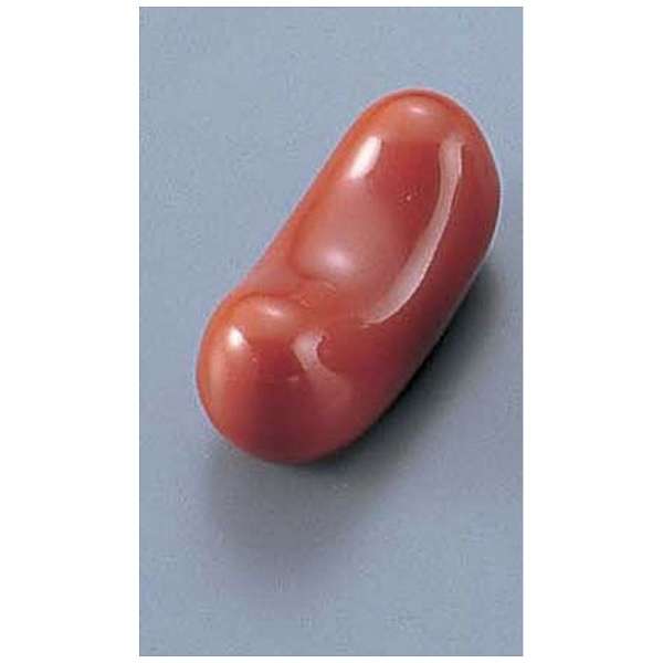 まくら型箸置　赤　T03-161　RHS-M3[関連：業務用 フラットウェア 日本製 陶磁器 箸置 遠藤商事 和食 ..