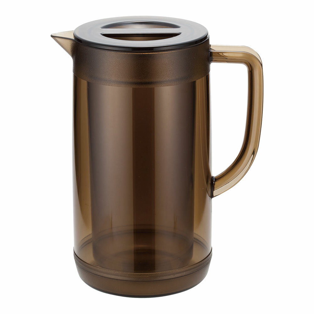UK　ダブルピッチャー　ブラウン　1.7L　PPT-D2[関連：三宝産業 YUKIWA ユキワ 業務用 保冷 2重 麦茶 ..