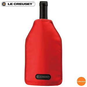 ル・クルーゼ　アイスクーラースリーブ　WA126　59142-01　チェリーレッド　PLK-13[関連：LE CREUSET ルクルーゼ フランス ブランド ワイン用品 保冷 ワインクーラー］