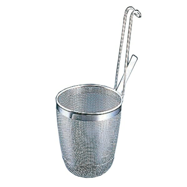 UK18-8　共柄　パンチング　丸底うどんてぼ　小　AUD-17[関連：三宝産業 YUKIWA 業務用 料理道具 ステンレス パンチング そば うどん ラーメン パスタ]