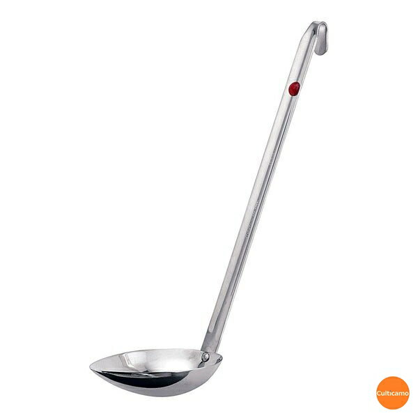 UK　18-8　カラーマーカー付　縦口レードル　70cc　赤　BLC-J8[関連：YUKIWA 三宝産業 業務用 調理小物 食器洗浄機対応 ステンレス レードル ホテル バイキング ビュッフェ]