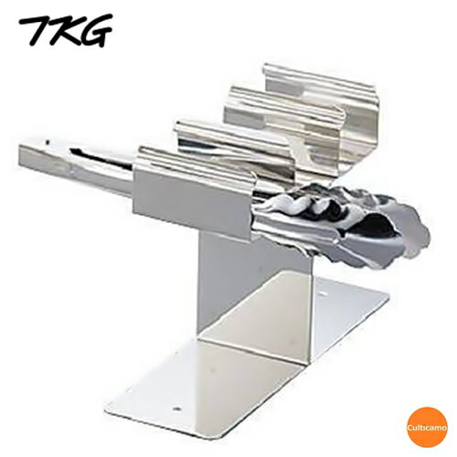 TKG　18-8　万能トングスタンド　ダブル　BTV-13[関連：遠藤商事 業務用 トング置き 量販店 パン 惣菜 ..