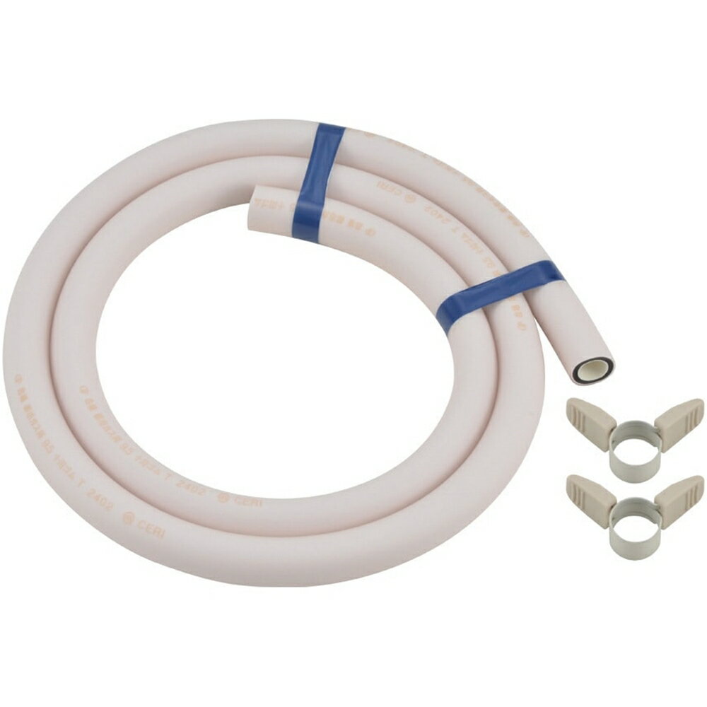 都市ガス用ソフトコード　バンド付　9.5mm　2m　440-100-02　DHC-02[関連：カクダイ 業務用 厨房機器 ..