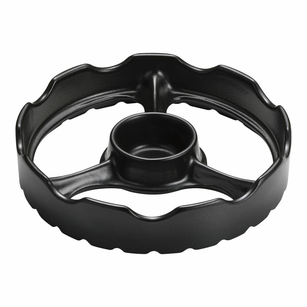 温度センサー付きガスコンロ用焼き台　19cm　ブラック　TSG-001aB　DYK-83[関連：トーセラム ガスコン..