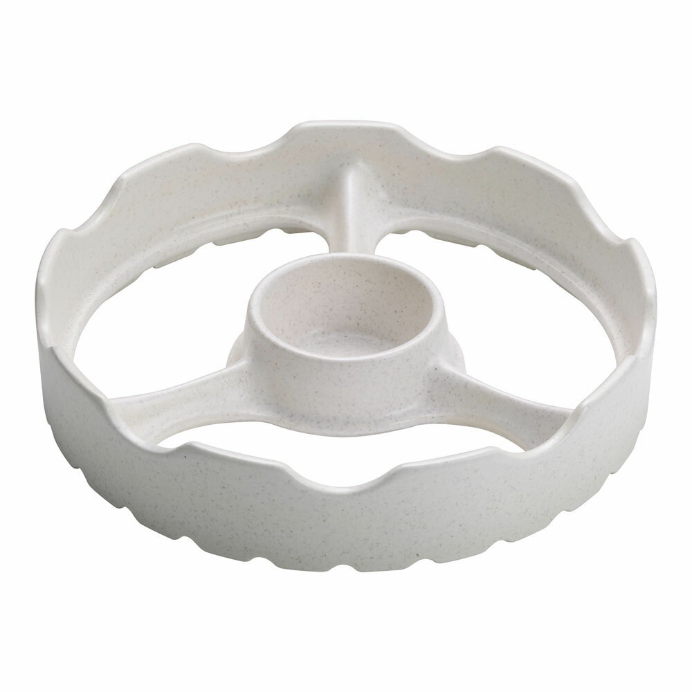 温度センサー付きガスコンロ用焼き台　19cm　ホワイト　TSG-001aW　DYK-83[関連：トーセラム ガスコン..