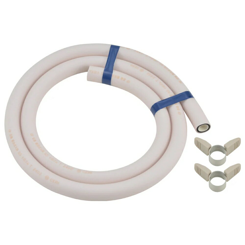 都市ガス用ソフトコード　カットホース　9.5mm　バンド付　3m　440-100-03　DHC-02[関連：カクダイ 業..