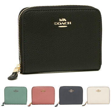 【返品OK】コーチ 財布 アウトレット COACH F24808 スモール ジップ　アラウンド ウォレット レディース 二つ折り財布 無地