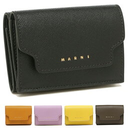 マルニ 財布 レディース 【P10倍 4/16 20時～4/17 10時】マルニ 三つ折り財布 財布 トリフォールドウォレット ミニ財布 ベージュ レディース MARNI PFMOW02U07 LV520 売れ筋アイテム 一粒万倍日