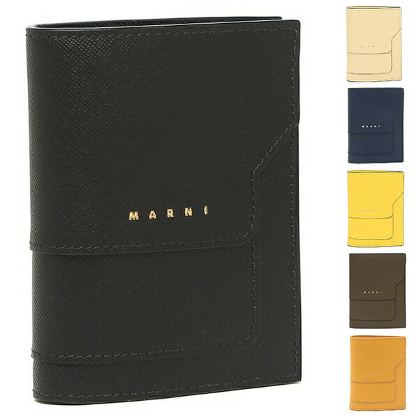 マルニ 二つ折り財布 財布 バイフォールドウォレット ベージュ レディース MARNI PFMOQ14U07 LV520 売れ筋アイテム 一粒万倍日