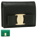 FERRAGAMO フェラガモ 二つ折り財布 VARA ヴァラ レディース リボン ミニ財布 22D515 Salvatore Ferragamo