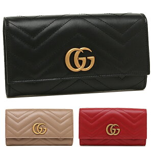 【4時間限定ポイント10倍】【返品OK】グッチ 長財布 レディース GUCCI 443436 DTD1T GGマーモント