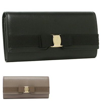 【P10倍 9/26 14時〜9/29 9時】フェラガモ 長財布 財布 ニューヴァラ リボン レディース Salvatore Ferragamo 22E008 一粒万倍日 【返品OK】
