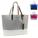 マルニ トートバッグ トライベカ ブルー ブラック メンズ レディース ユニセックス MARNI SHMQ0038A0 P5769 ZO226 TRIBECA SHOPPING BAG EW ROYAL BLACK A4対応