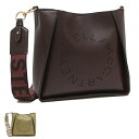 yP10{ 4/26 20`4/29 24zXe}bJ[gj[ V_[obO S uE fB[X STELLA McCARTNEY 700073 W8542 2012 LOGO SHOULDER BAG CHOCOLATE BROWN