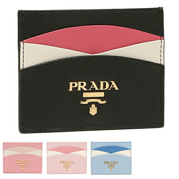 【P10倍 8/5 20時〜8/6 9時】プラダ カードケース サフィアーノマルチカラー レディース PRADA 1MC025 ZLP 一粒万倍日 【返品OK】