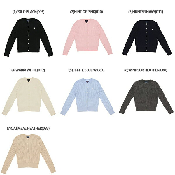 ポロラルフローレン POLO RALPH LAUREN カーディガン ケーブルニット コットン カーディガン レディース ジュニア キッズ 313543047 2