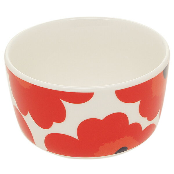 【返品OK】マリメッコ MARIMEKKO マリメッコ レディース ボウル MARIMEKKO 063432 001 UNIKKO BOWL 2.5DL WHITE/RED