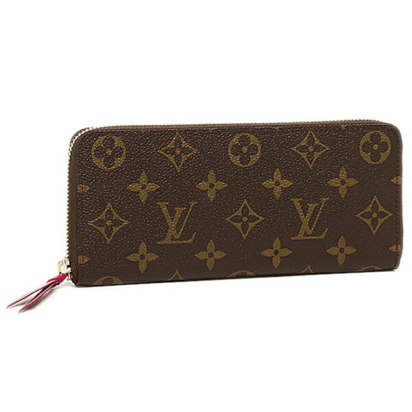 ルイヴィトン LOUIS VUITTON 長財布 モノグラム 財布 ルイヴィトン LOUIS VUITTON 財布 M60742 モノグラム ポルトフォイユ・クレマンス 長財布 フューシャ 一粒万倍日