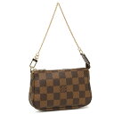 【P10倍 4/23 20時～4/26 9時】ルイヴィトン LOUIS VUITTON バッグ ダミエ ルイヴィトン ポーチ LOUIS VUITTON N58009 ダミエ ミニ ポシェット アクセソワール クラッチバッグ