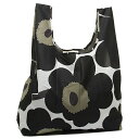 マリメッコ MARIMEKKO バッグ レディース マリメッコ バッグ MARIMEKKO 40470 030 PIENI UNIKKO SMARTBAG SHOPPING TOTE スマートバッグ 折りたたみエコバッグ/ショルダーバック BLACK/WHITE