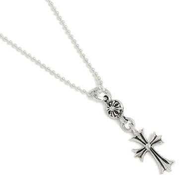 【4時間限定ポイント10倍】【返品OK】クロムハーツ ネックレス CHROME HEARTS 1BALL TINY CH CROSS CHARM DIAMOND　ボール タイニー CH クロス チャーム ダイアモンド SILVER