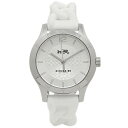コーチ 腕時計 レディース アウトレット COACH W6042 WHT ホワイト シルバー クリスマスセール