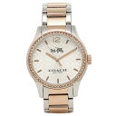 コーチ 腕時計 レディース アウトレット COACH W6183 TT シルバー ローズゴールド クリスマスセール