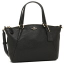 コーチ バッグ レディース アウトレット COACH F57563 IMBLK ぺブル レザー ミニ ケルシー サッチェル トートバッグ 2WAYバッグ ブラック