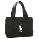 ポロ トートバッグ POLO RALPH LAUREN 959011 ブラック ホワイト